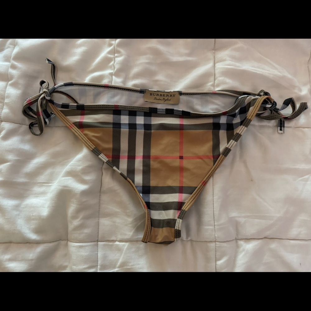 Burberry swim Bottoms - Tan and Black